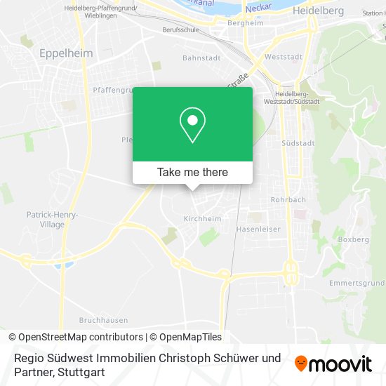 Regio Südwest Immobilien Christoph Schüwer und Partner map