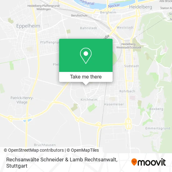 Карта Rechsanwälte Schneider & Lamb Rechtsanwalt