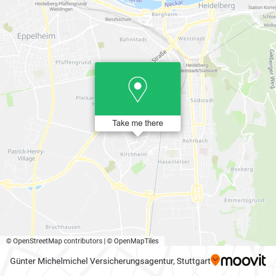 Карта Günter Michelmichel Versicherungsagentur