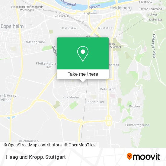Карта Haag und Kropp