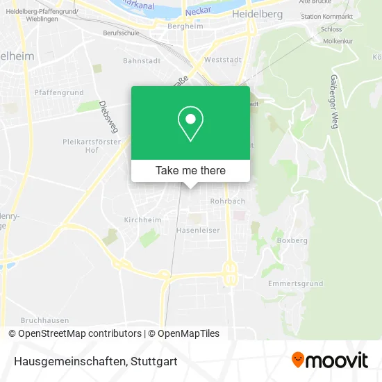 Карта Hausgemeinschaften