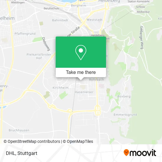 Карта DHL