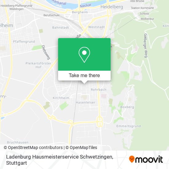 Ladenburg Hausmeisterservice Schwetzingen map