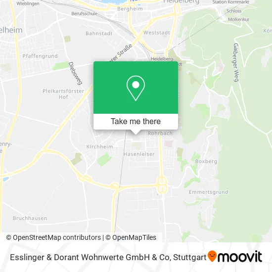 Карта Esslinger & Dorant Wohnwerte GmbH & Co