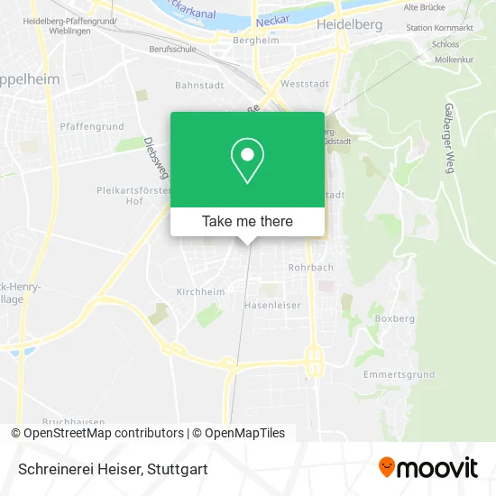 Карта Schreinerei Heiser