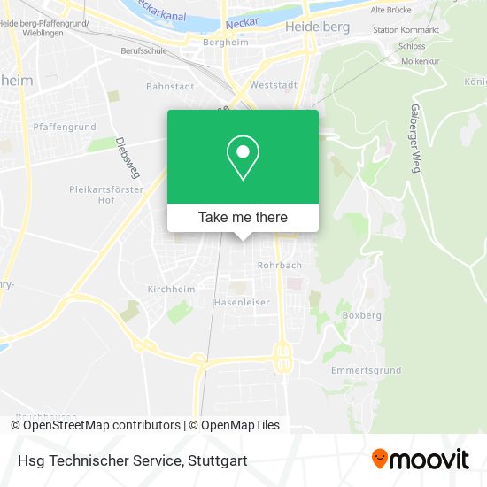 Карта Hsg Technischer Service