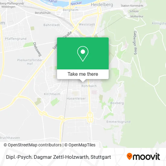 Карта Dipl.-Psych. Dagmar Zettl-Holzwarth