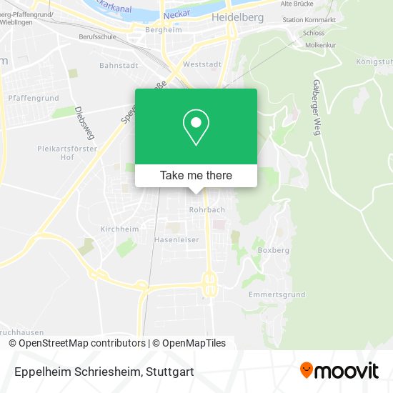 Карта Eppelheim Schriesheim
