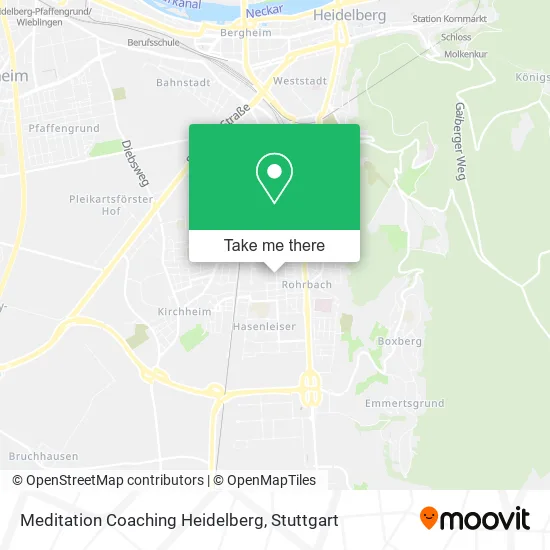 Карта Meditation Coaching Heidelberg
