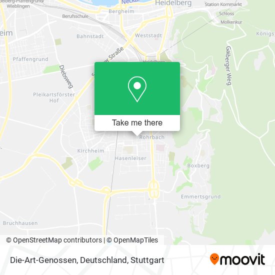 Die-Art-Genossen, Deutschland map