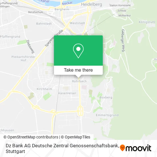 Карта Dz Bank AG Deutsche Zentral Genossenschaftsbank