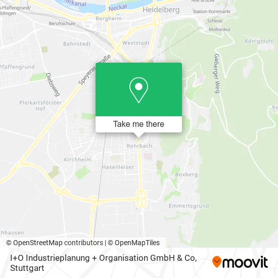 Карта I+O Industrieplanung + Organisation GmbH & Co