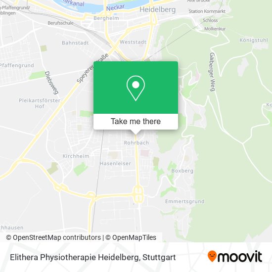 Карта Elithera Physiotherapie Heidelberg