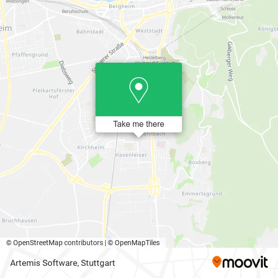 Artemis Software map