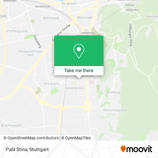 Карта Palã Stina