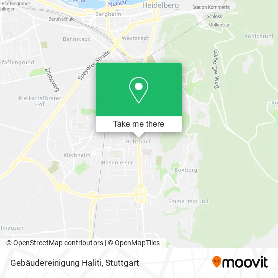 Карта Gebäudereinigung Haliti