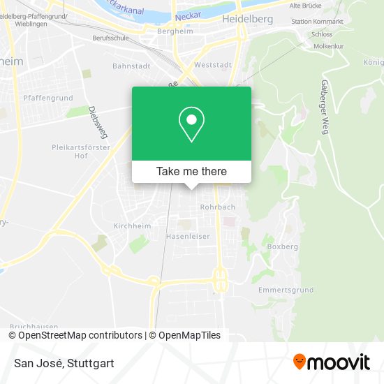 San José map