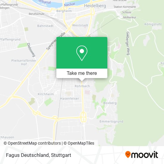 Fagus Deutschland map