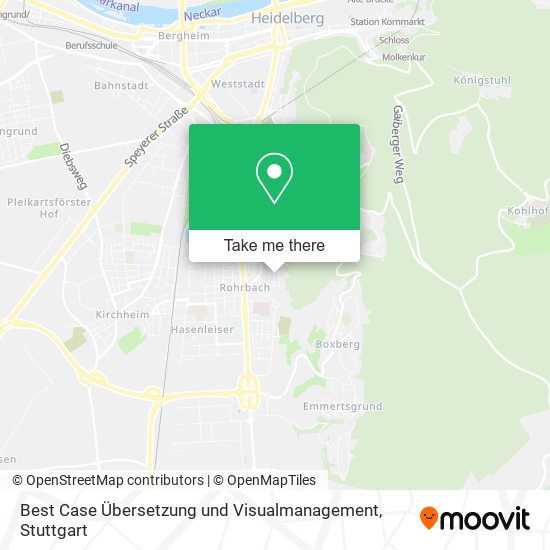 Best Case Übersetzung und Visualmanagement map