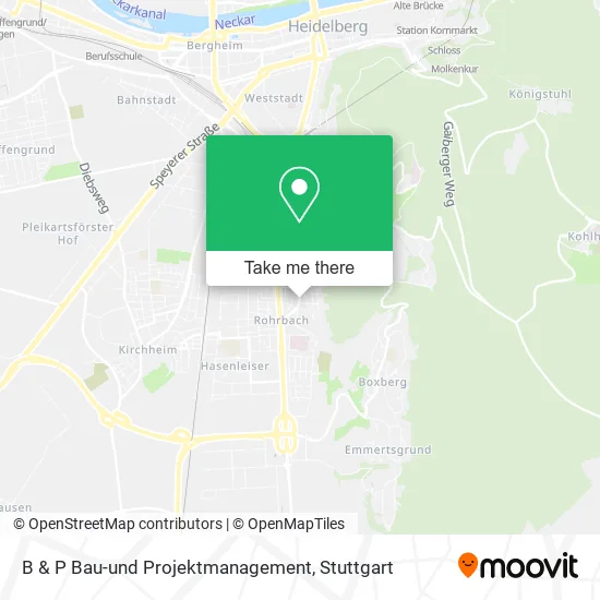 Карта B & P Bau-und Projektmanagement