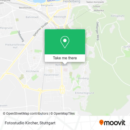 Fotostudio Kircher map