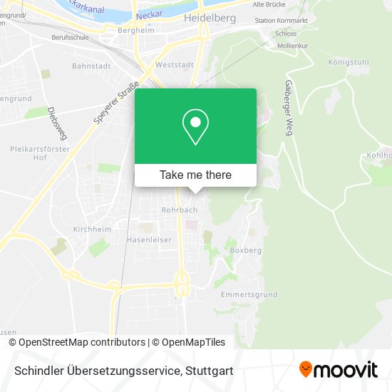 Schindler Übersetzungsservice map