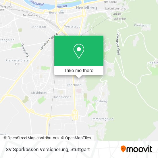 SV Sparkassen Versicherung map