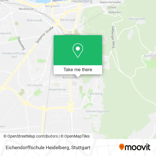 Карта Eichendorffschule Heidelberg