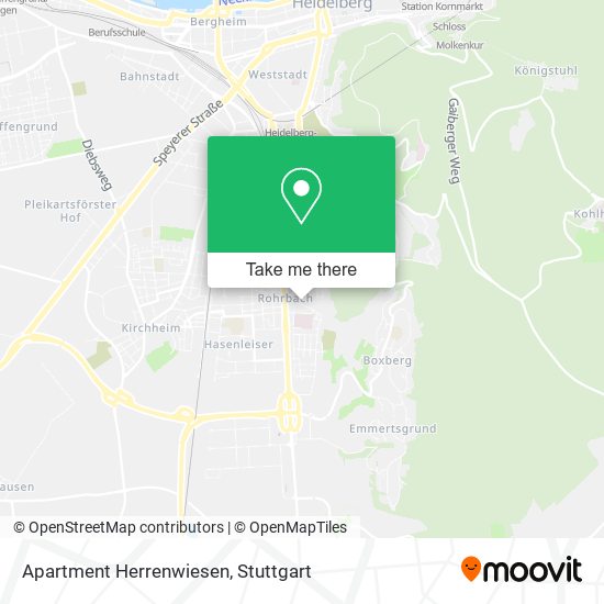 Apartment Herrenwiesen map