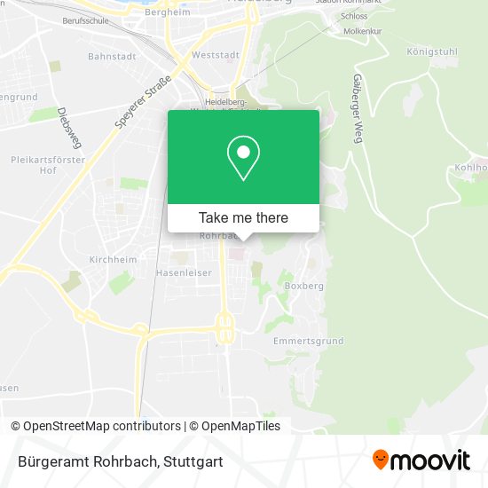 Bürgeramt Rohrbach map