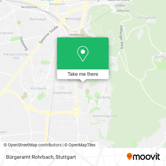Карта Bürgeramt Rohrbach