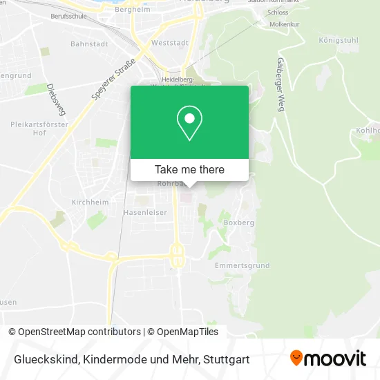 Карта Glueckskind, Kindermode und Mehr