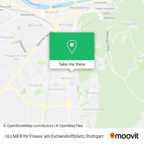 ULLMER Ihr Friseur am Eichendorffplatz map