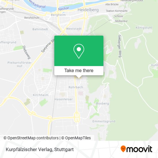 Карта Kurpfälzischer Verlag