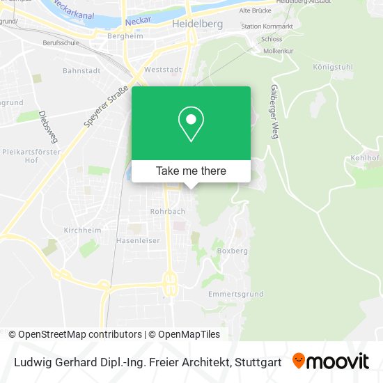 Карта Ludwig Gerhard Dipl.-Ing. Freier Architekt