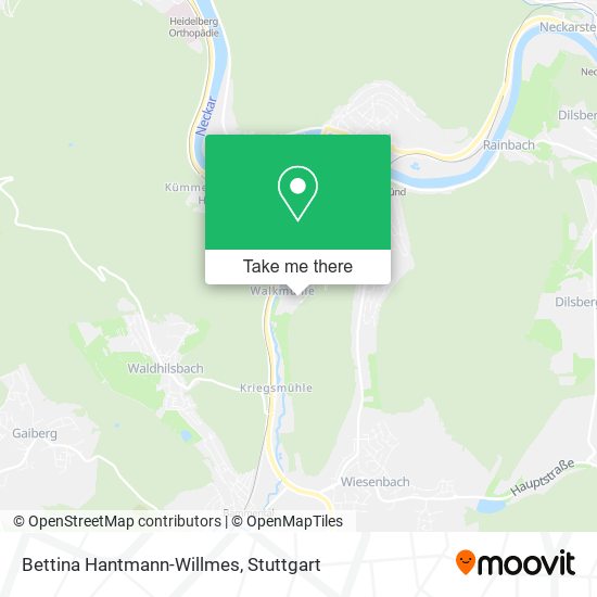Bettina Hantmann-Willmes map