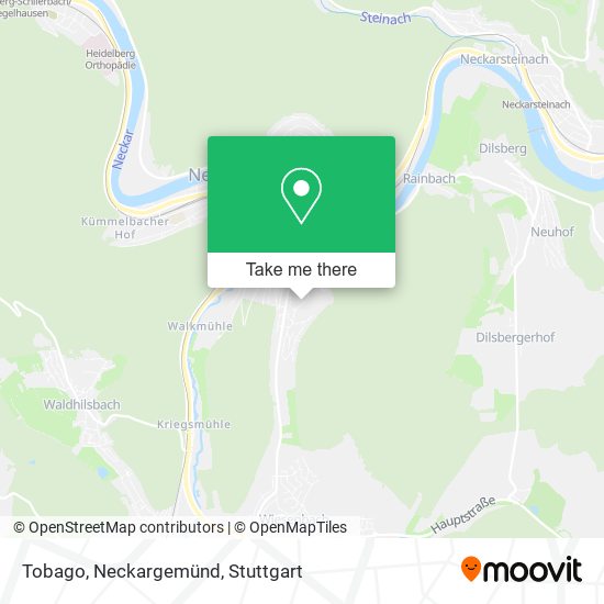 Tobago, Neckargemünd map