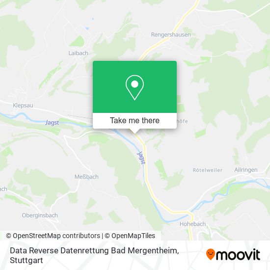 Data Reverse Datenrettung Bad Mergentheim map