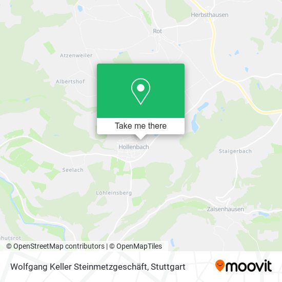 Wolfgang Keller Steinmetzgeschäft map