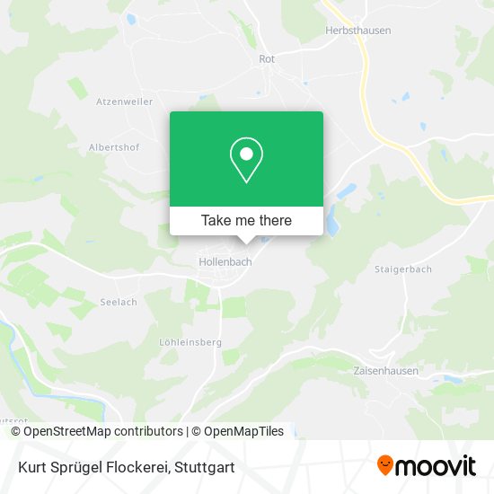 Kurt Sprügel Flockerei map