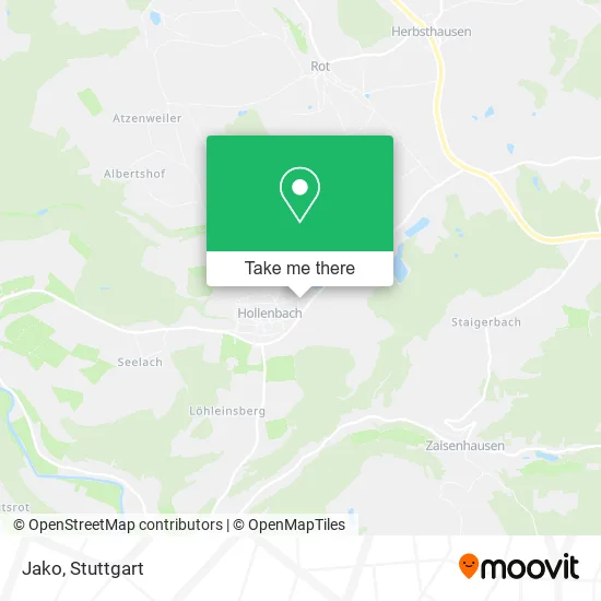 Карта Jako
