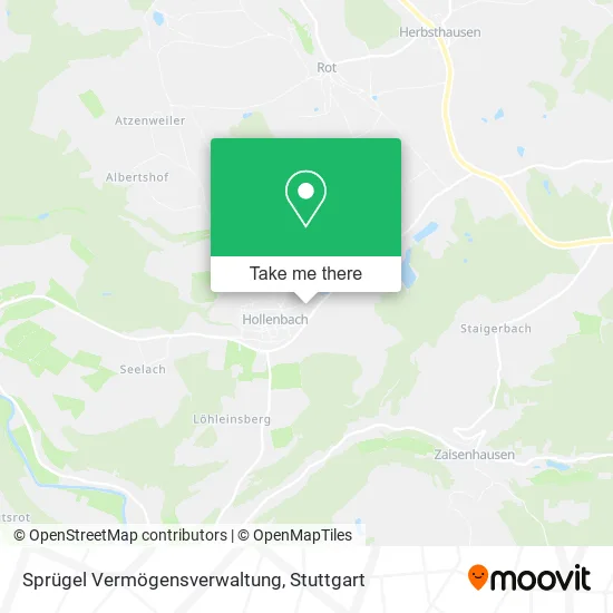 Карта Sprügel Vermögensverwaltung