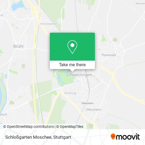 Schloßgarten Moschee map