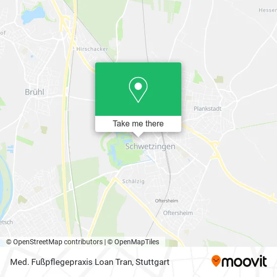 Карта Med. Fußpflegepraxis Loan Tran
