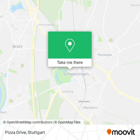 Pizza Drive map