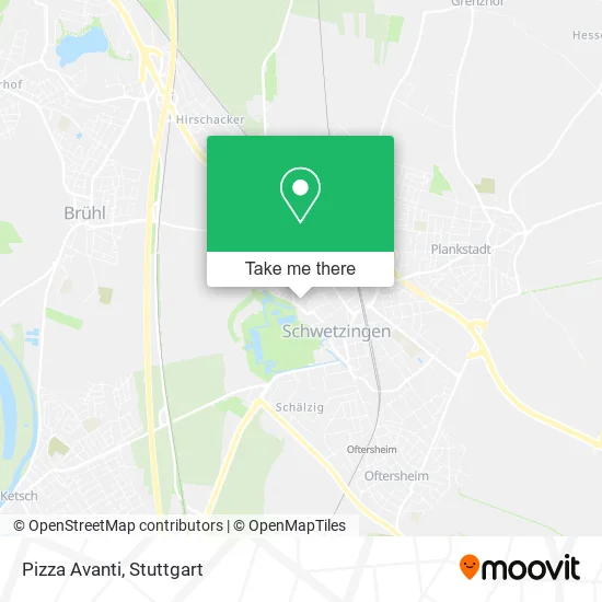 Карта Pizza Avanti