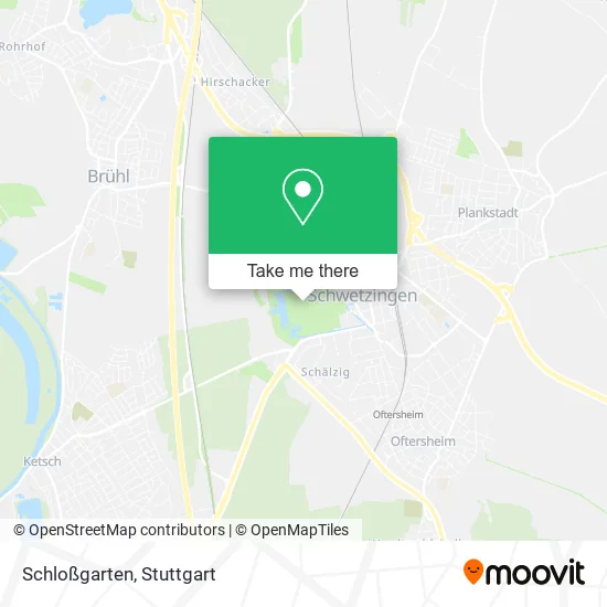 Карта Schloßgarten