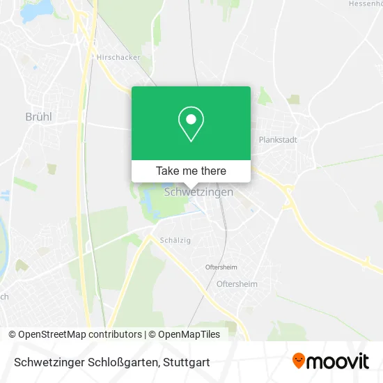 Карта Schwetzinger Schloßgarten