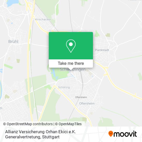 Allianz Versicherung Orhan Ekici e.K. Generalvertretung map