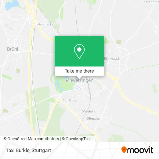Карта Taxi Bürkle